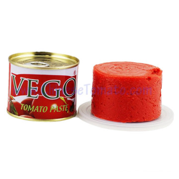 Small Canned Tomato Paste-Size 70g Double Concentrated